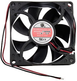 Y-Y8025Н24S, вентилятор 24В 80х80х25мм (аналог JL8025H24S) подшипник скольжения клеммы