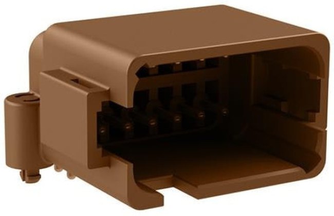 ATF13-12PD-BM03, Автомобильный разъем, BoardLock AT Series, Right Angle Receptacle, 12 контакт(-ов)
