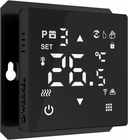 W1151208/ Сенсорный терморегулятор для теплого пола Wi-Fi (черный) W1151208/ Сенсорный терморегулятор для теплого пола Wi-Fi (черный)