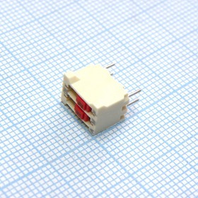 5161390-2, Switch DIP OFF ON SPST 2 Slide Solder 2.54mm Thru-Hole Box/Carton