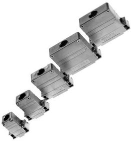 173111-0203, D-Sub Backshells 37P Hood STRAIGHT CLB