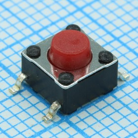 PTS645SK50SMTR92LFS, Кнопка тактильная на замыкание SPST круглая выводы внутрь 0.05А 12В 100000 циклов 2.55Н SMD лента на катушке PTS645SK50SMTR92LFS, Кнопка тактильная на замыкание SPST круглая выводы внутрь 0.05А 12В 100000 циклов 2.55Н SMD лента на катушке