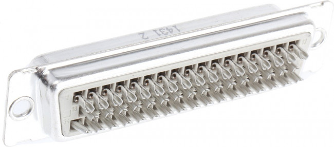 004615, TMC 50 Way Panel Mount D-sub Connector Socket