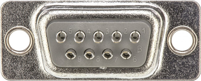 D-Sub plug, 9 pole, standard, equipped, straight, solder cup, 09672095615