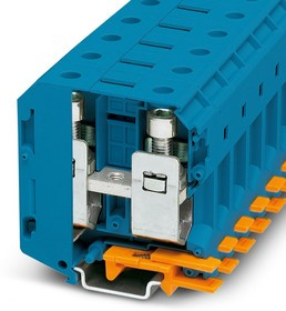 Клемма для высокого тока UKH 70 BU /20,3mm, винтовая, 2 присоед., 70(max 95)mm2, 192A, 1000V, синяя