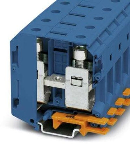 Клемма для высокого тока UKH 70 BU /20,3mm, винтовая, 2 присоед., 70(max 95)mm2, 192A, 1000V, синяя