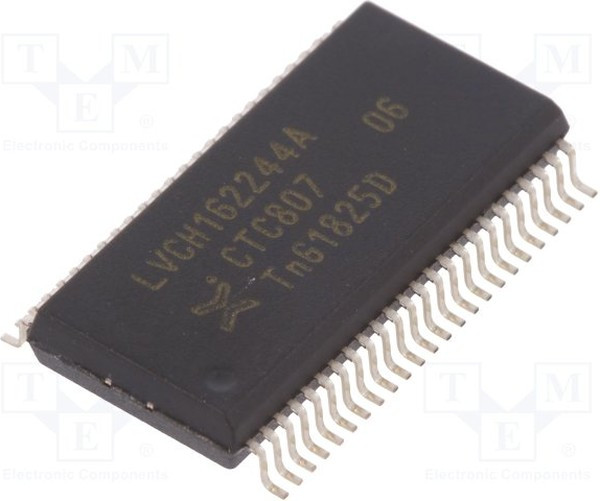 74LVCH162244ADL,112, IC: digital; buffer,non-inverting,line driver; Ch: 16; CMOS,TTL 74LVCH162244ADL,112, IC: digital; buffer,non-inverting,line driver; Ch: 16; CMOS,TTL