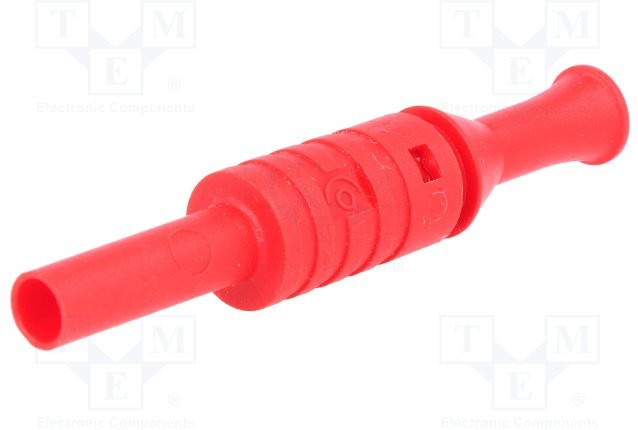 PJ1063IECRT, Гнездо, "банан" 4мм, 24А, 1кВDC