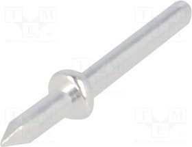 1364P.61, Наконечник: штыревой соединитель под пайку, THT, посеребренные