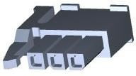 2008570-3, Pin &amp; Socket Connectors 3 POS MICRO MNL SIDE LATCH BLACK