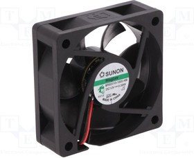 MF60201V3-A99-A, Вентилятор осевой, 12В DC, 60x60x20мм, подшипник Vapo, 27,88куб.м/ч, 21дБА