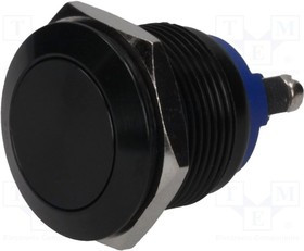 V19-10-B, Переключатель: антивандальный, Пол: 2, SPST-NO, 2A/36ВDC, IP65