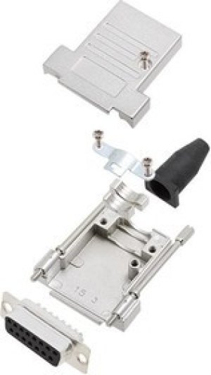L17DTSL15-RG- LJS-T+L77SDA15S, Разъем D Sub, W/ Backshell, Standard, Гнездо, DTSL-T-LJS-RG, 15 контакт(-ов), DA, Solder Cup L17DTSL15-RG- LJS-T+L77SDA15S, Разъем D Sub, W/ Backshell, Standard, Гнездо, DTSL-T-LJS-RG, 15 контакт(-ов), DA, Solder Cup