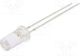 OSPPD25T51A, LED; 5mm; green; 2180?3000mcd; 50°; Front: flat; 2.7?3.4V; -30?85°C