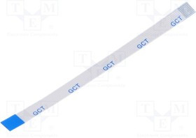 05-08-D-0076-A, FFC cable; Cores: 8; Cable ph: 0.5mm; L: 76mm; 60V; Plating: tinned