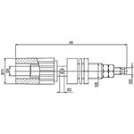 Клемма приборная 4,0&2,0\раз&каб\ зел\11x45\пл\Ni\\