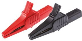99.00077, Crocodile Clip, 32A, Black, Red