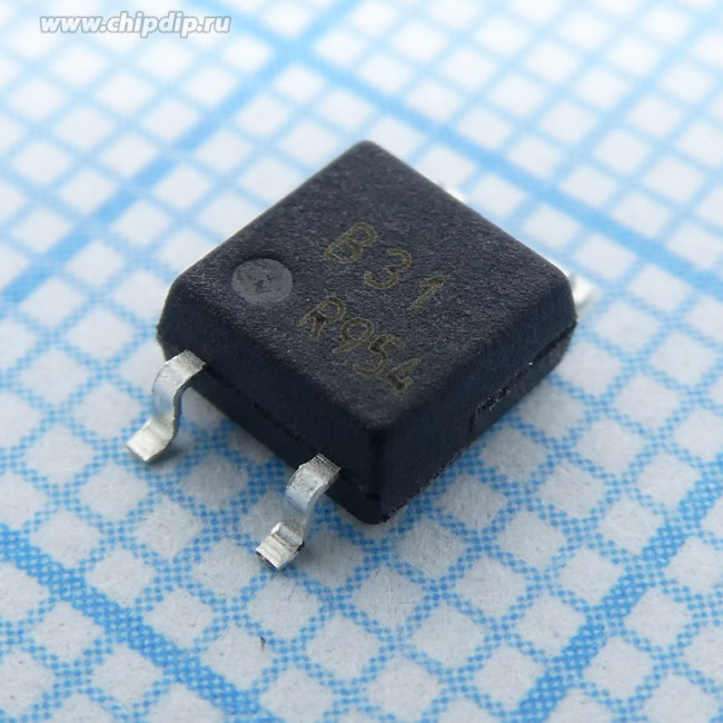 PRAB31S (KAQY210S) (CPC1035N), Реле твердотельное с оптической развязкой (350В 120мА) SOP4