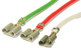 Клемма розетка, 9,5x0,8, 100мм, латунь луженая