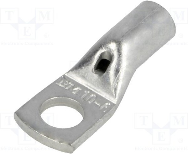 BM 01431, Наконечник: кольцевой трубчатый, M6, 10мм2, обжим, на провод, медь