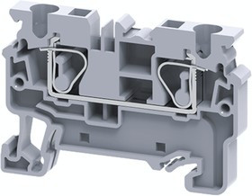 289713, Клемма проходная пружинная OptiClip CX-4-I-32A-(0,2-4)-серый