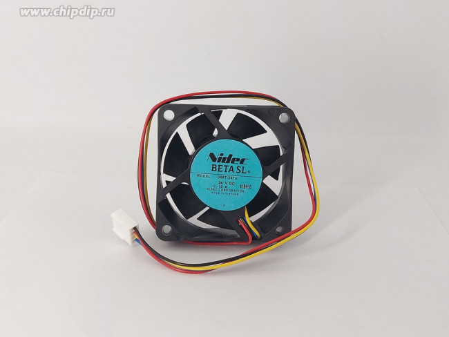 Вентилятор NIdec D06T-24TU 0.10A 24v 4pin 60x25