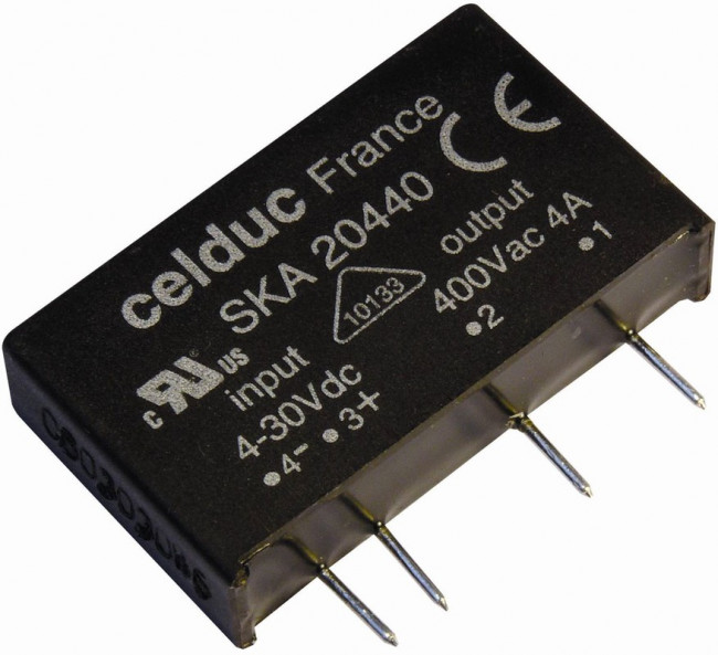 SKA20440, Реле: полупроводниковое, SPST-NO, Uупр: 4-30ВDC, 5А, 12-460ВAC