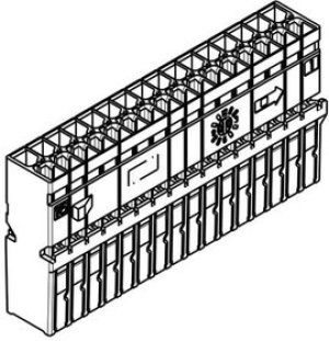 1326227-1, Conn Housing RCP 32 POS 2.54mm ST Thru-Hole 1326227-1, Conn Housing RCP 32 POS 2.54mm ST Thru-Hole