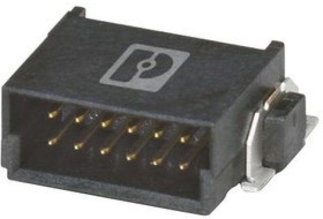 FP 1.27/ 20-MH, Conn Shrouded Header (4 Sides) M 20 POS 1.27mm Solder RA Side Entry SMD Tape