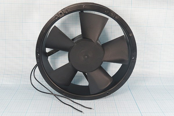 Вентилятор 222x60m209, напряжение 220В, ток 0,31А, выводы 2L, ШП, RQA20060A2HBL Rou