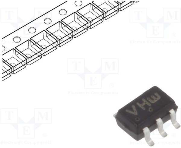 M74VHC1GT00DFT1G, IC: digital; NAND; Ch: 1; IN: 2; TTL; SMD; SC88A; VHC; 2?5.5VDC; 40uA M74VHC1GT00DFT1G, IC: digital; NAND; Ch: 1; IN: 2; TTL; SMD; SC88A; VHC; 2?5.5VDC; 40uA