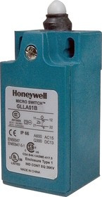 GLLC01B, Plunger Limit Switch, 1NC/1NO, IP66, SPDT, Plastic Housing, 300V ac ac Max, 10A Max GLLC01B, Plunger Limit Switch, 1NC/1NO, IP66, SPDT, Plastic Housing, 300V ac ac Max, 10A Max