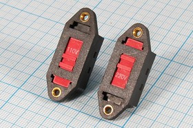 Переключатель движковый, 24x14.5h12, контакты 6C, 5А, 220В,кнопка 110V/220V, PBS-110B Переключатель движковый, 24x14.5h12, контакты 6C, 5А, 220В,кнопка 110V/220V, PBS-110B
