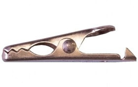 BU-30C, Зажим "крокодил", 5А, Диап.захвата макс.4,8мм, Длина 28мм