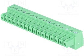 15EDGK-3.81- 16P-14-00A(H), Клеммный блок