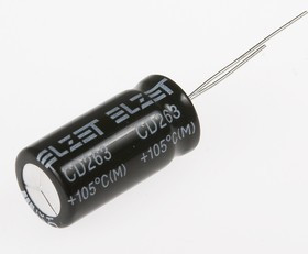 ECAP (К50-35), 22 мкФ, 400 В, 105°C, Конденсатор электролитический алюминиевый