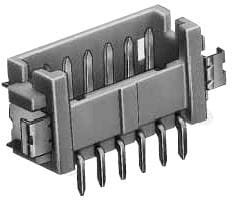 DF13-4P-1.25H(51), Headers &amp; Wire Housings 4P SNG ROW PIN HDR R/A SMT