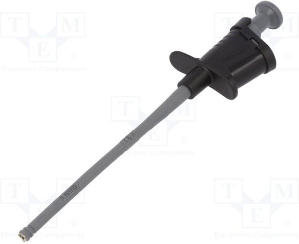 SKPS6780NI-SW, Щуп-зажим, "крокодил", 6А, черный, Покрытие: никелированные, 4мм SKPS6780NI-SW, Щуп-зажим, "крокодил", 6А, черный, Покрытие: никелированные, 4мм