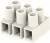1776293-3, Клеммная колодка с перегородкой в панель, 1 Ряд, 3 вывод(-ов), 22 AWG, 12 AWG, 8 мм, 30 А