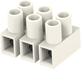 1776293-3, Клеммная колодка с перегородкой в панель, 1 Ряд, 3 вывод(-ов), 22 AWG, 12 AWG, 8 мм, 30 А