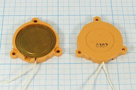 Излучатель звука пьезокерамический без генератора ЗП-5 зп 40x 7m45\1~15\\\2L\ЗП-5\2-х выв