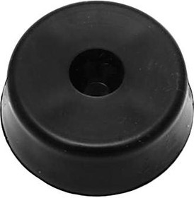 F1555-PE4, Резиновая прокладка / ножка, Винтовой Монтаж, 14 мм, 38 мм, Круглая, Черный