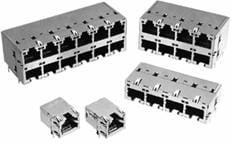 TM21R-5C-88(50), Modular Connectors / Ethernet Connectors MOD JACK CAT5E 8-8