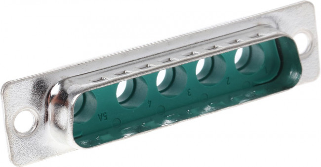 09693100055, D-Sub Mixed Contact Connectors 5P MALE SHELL 5W5 5 SPECIAL CNTS