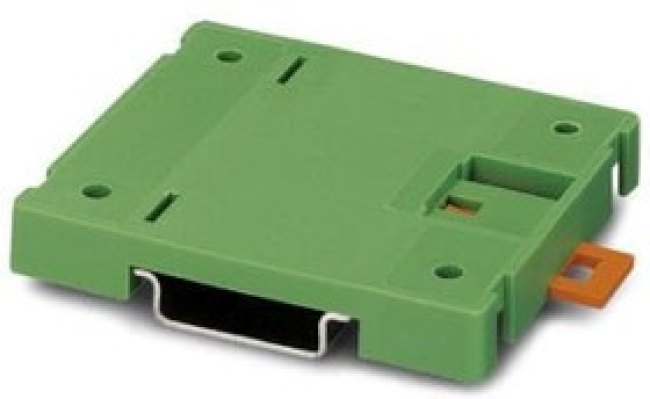 2943712, Mounting Rail Holder, Polyamide Fibre, Green, 68 x 45mm