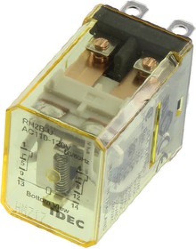 RH2B-UAC110-120V, RELAY, DPDT, 110VAC, 30VDC, 10A