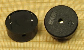 Излучатель звука пьезоэлектрический с генератором 23x10мм, 3~24В, 3.3кГц, шаг 15мм; згп 23x10\ 3~24\