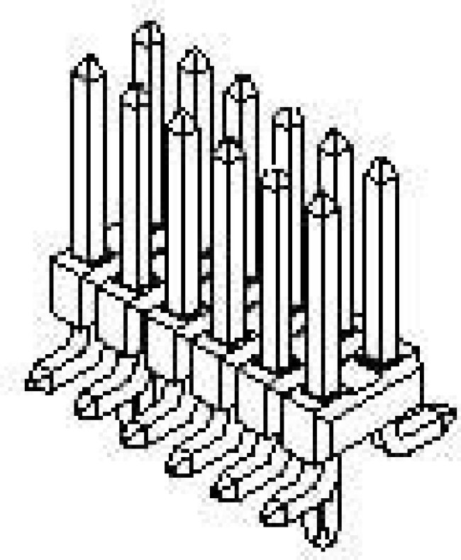 15-91-0260, Headers &amp; Wire Housings 26P SMT VERT HDR