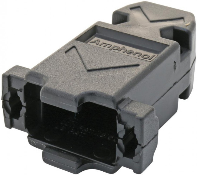 17E-1724-1, D-Sub Backshells 9P PLASTIC D-HOOD