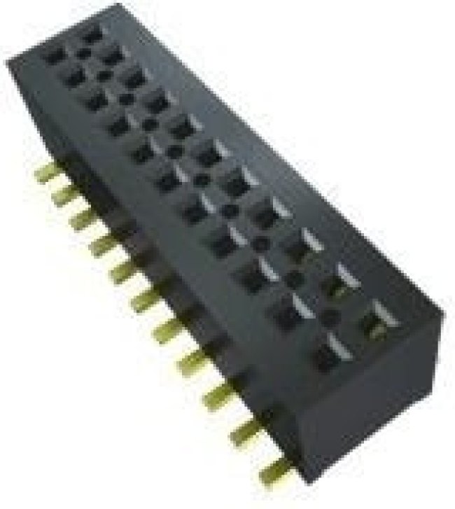 MLE-125-01-G-DV-K, Headers &amp; Wire Housings 1.00 mm Tiger Beam Cost-Effective Single Beam Socket Strip